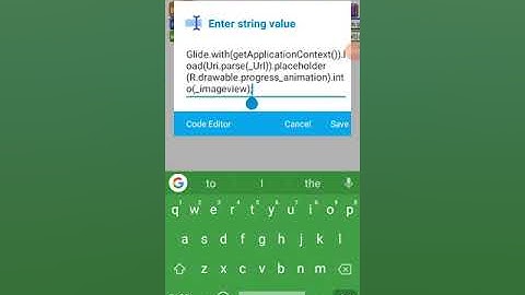 How to show Loading Animation while displaying image from Firebase in sketchware (glide placeholder)