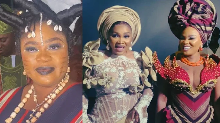 ENIOLA AJAO DEFEATS MERCY AIGBE,IYABO OJO,TOYIN ABRAHAM,OTHERS TO WIN BEST DRESS AT ORISA MOVIE PREM