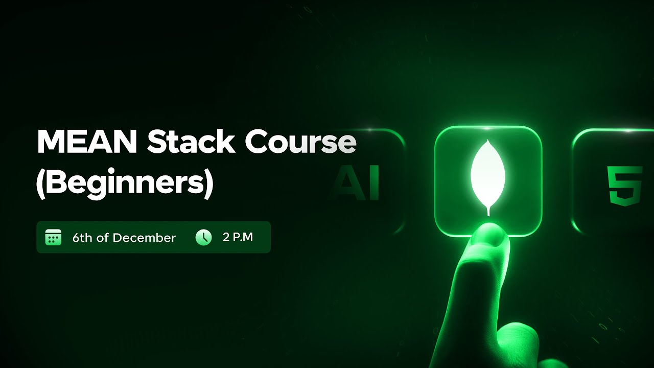 MEAN Stack Tutorial for Beginners | Full Course Live - YouTube