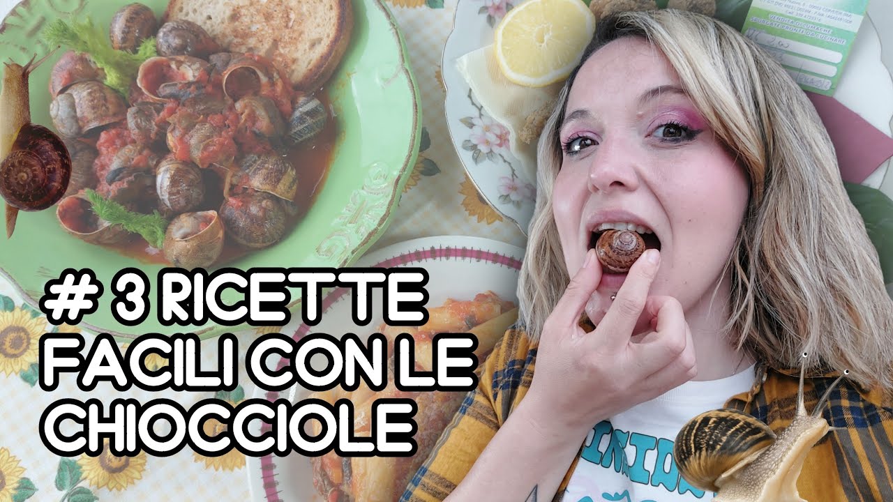 #3 ricette con le chiocciole | #ricettefacili #challenge