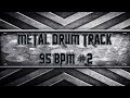 Hatebreed/Hardcore Metal Drum Track 95 BPM (HQ,HD)