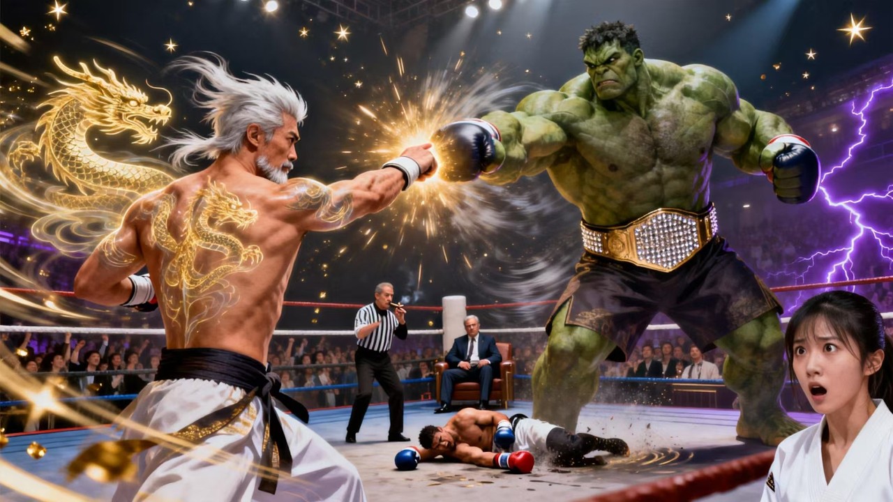 El viejo detiene el puño del campeón con un dedo...¡su identidad real deja a todos en shock!!