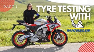 Testing Michelin POWER 6s and POWER GP2s tyres on the 2024 Aprilia Tuono 660!