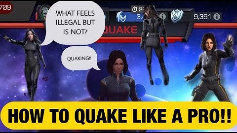 HOW TO QUAKE LIKE A PRO!! MARVEL CONTEST OF CHAMPIONS