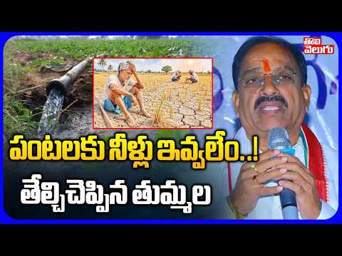 పంటలకు నీళ్లు ఇవ్వలేం..! | Thumala Nageshwarao Big Shock To Farmers | Tolivelugu |