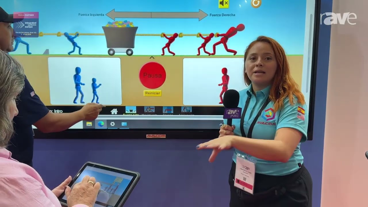 ISE 2026: Avacom Showcases Pro Series 98 IR Interactive Touch Screen