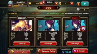 Kritika: White Knights | Ice warlock Lv 23 fight with valkyrie Lv 15