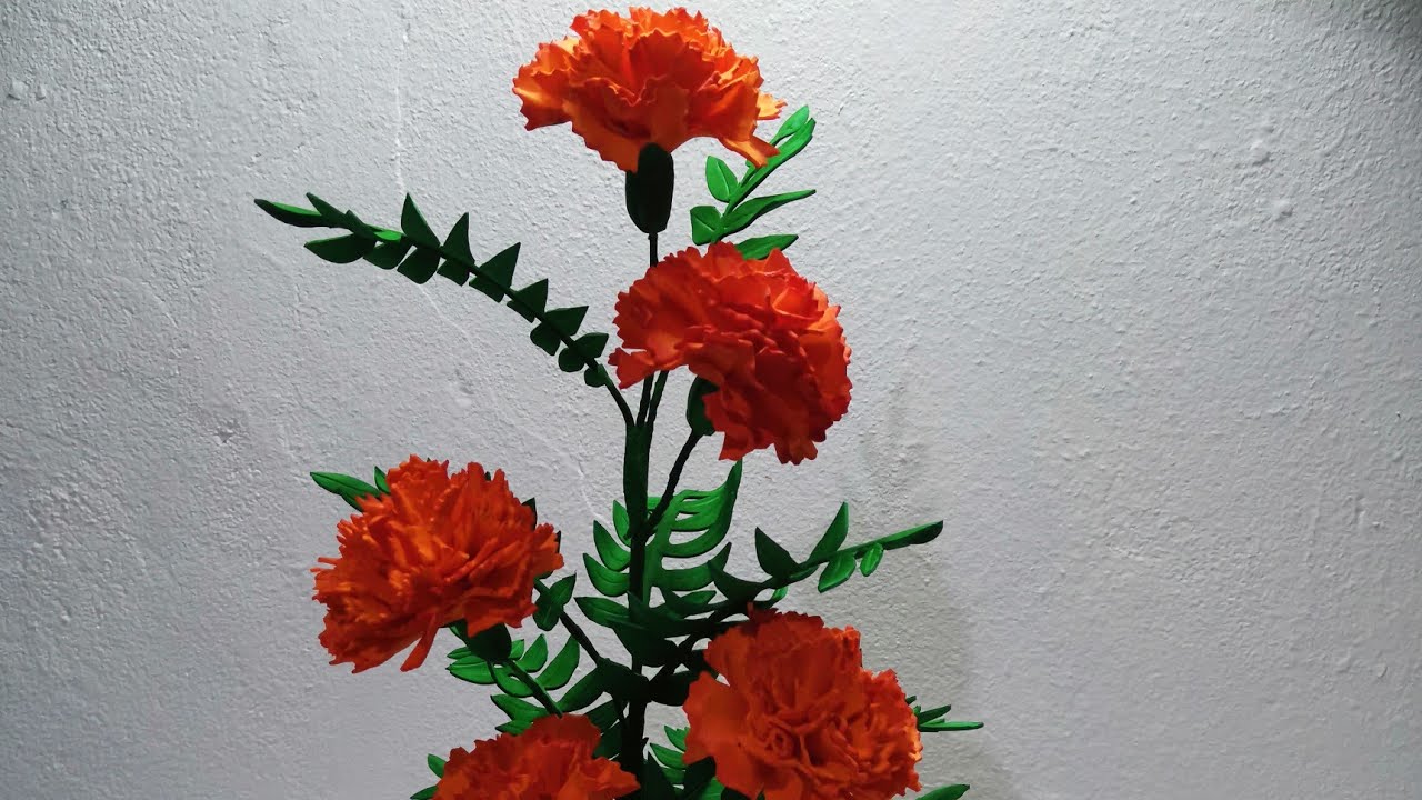 como fazer uma linda flor com nome cravo