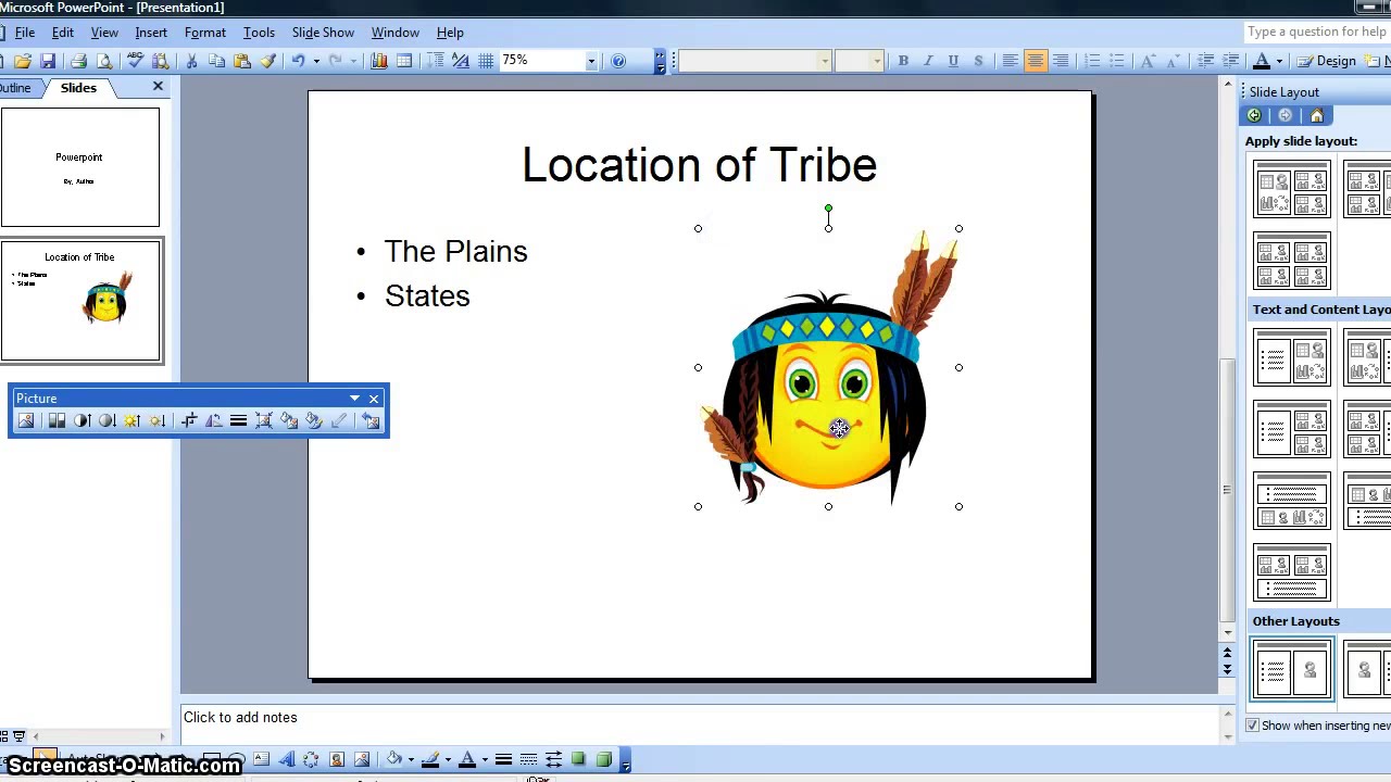 How to Create a Simple Student PowerPoint Presentation - YouTube