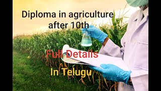 Diploma in Agriculture Course After 10th Full Details in Telugu