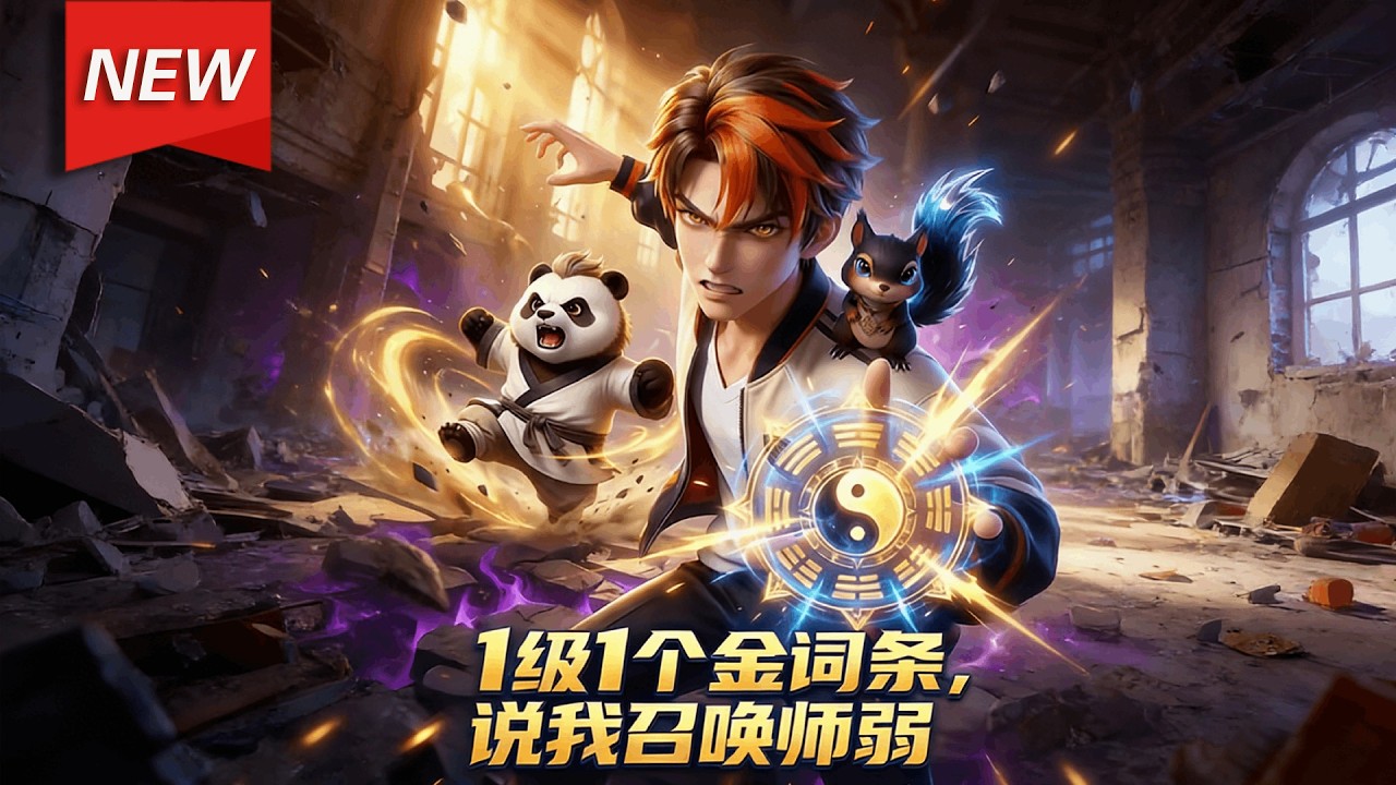 MULTISUB📢新番上线《1级1个金词条，说我召唤师弱》第1~55集丨贫民天才叶泽觉醒最烧钱职业“召唤师”，面对众人嘲讽，他激活“无限金词条”系统，从此一人成军，逆袭打脸！#漫剧#破晓动漫社