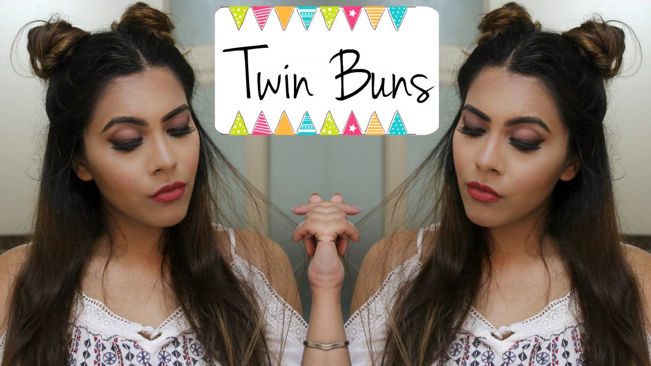 30 Cute  Easy Two Buns Hairstyles for 2023  HairstyleCamp