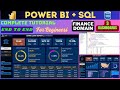 Power bi complete tutorial  power bi project  bank loan analysis  finance domain powerbi sql