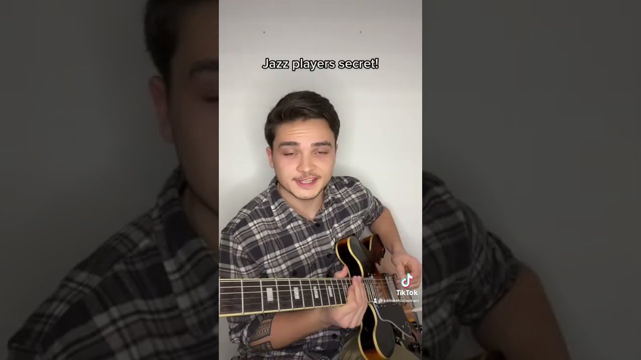 The Secret To Jazz Guitar Just Play Random Notes Shorts