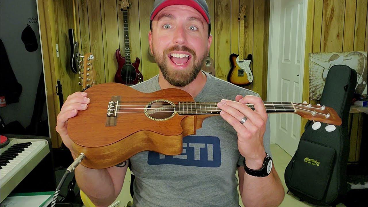 How To Tune A UKULELE. Soprano, Concert, Tenor Uke tuning demonstration