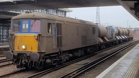 73128 & 73119 on RHTT duties through Ashford International to Tonbridge West Yard Gbrf! 30/11/24