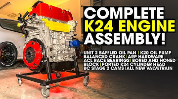Built K24 Engine Assembly! - Good for 300HP?