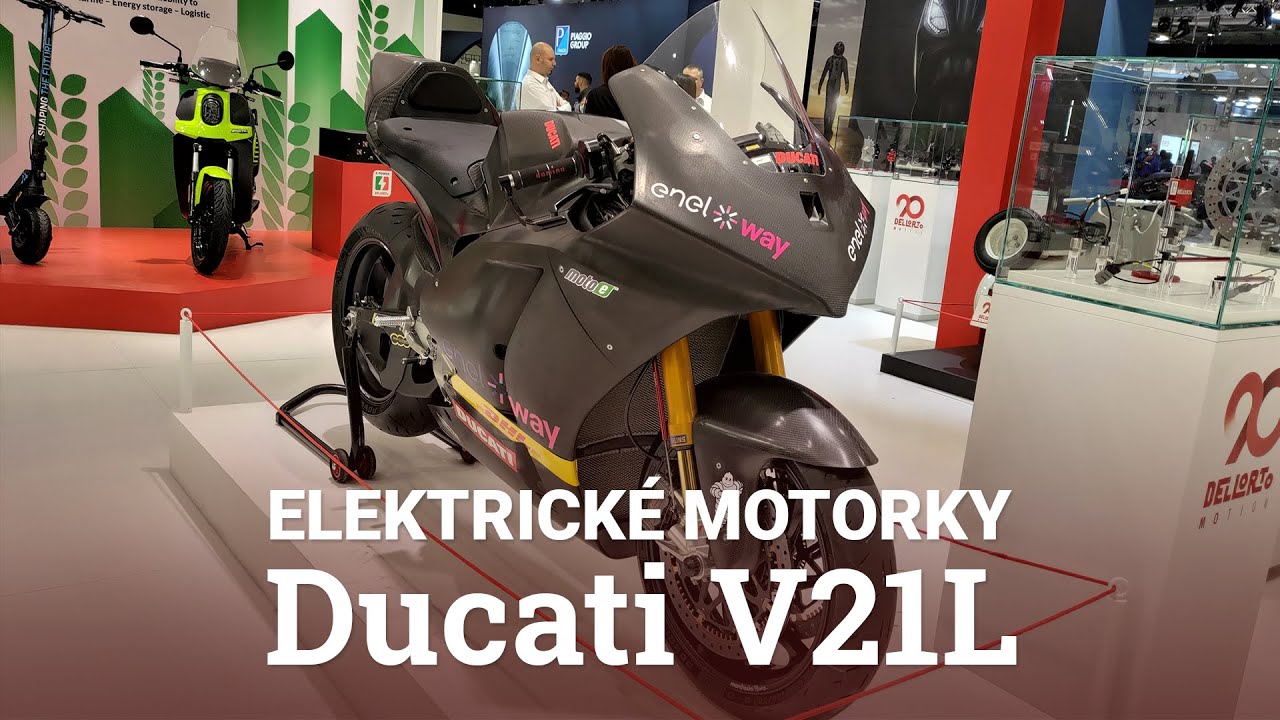Ducati V21L je speciál pro motoE GP - YouTube