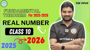 Fundamental Theorem Of Arithmetic 🔥| Class 10 Maths | Real Numbers | CBSE Board | For 2025-2026✨