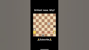 Brilliant move but why? #chess #chess-games #challenge #games #matein2moves #mateintwo #aimchess