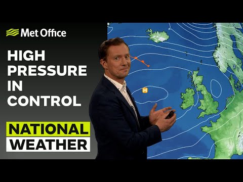 25/05/23 – high pressure in control – evening weather forecast uk – met office weather