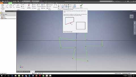 Geometric Constraints with Autodesk Inventor