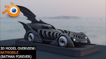 3D Model: Batmobile (Batman Forever)