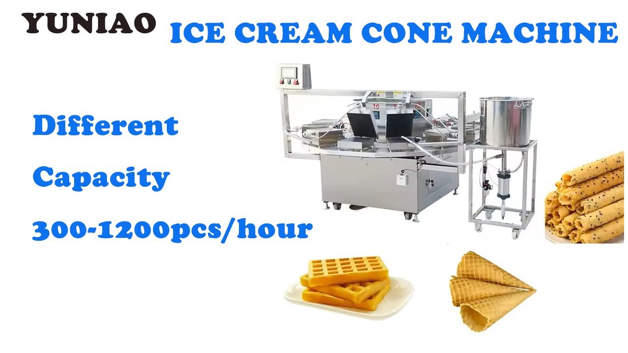Custom Mould Waffle Production Pizza Cookie Cone Form Tool Ice Cream Wafer Baking Machine