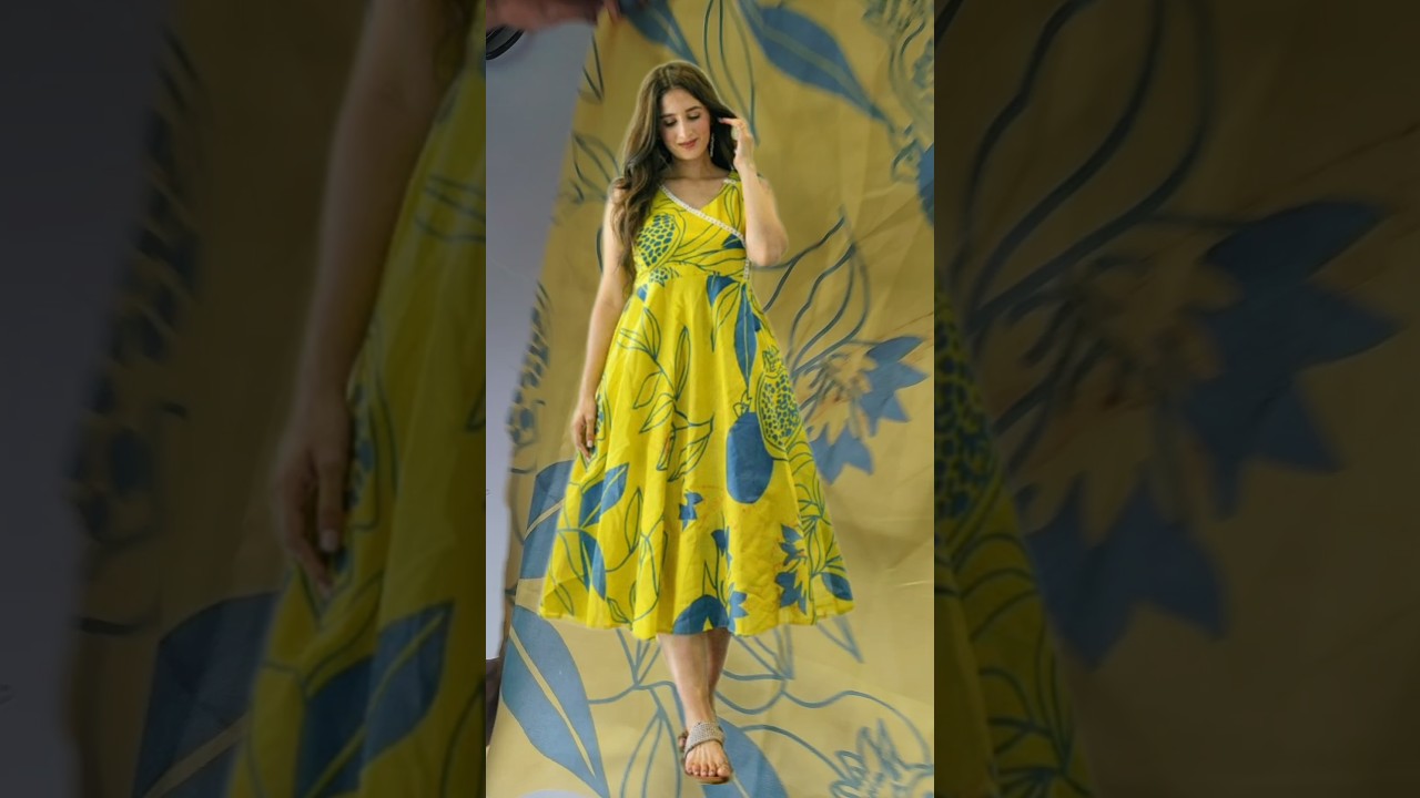 Beautiful Anarkali Dress Design Cutting Stitching Easy Tricks, 