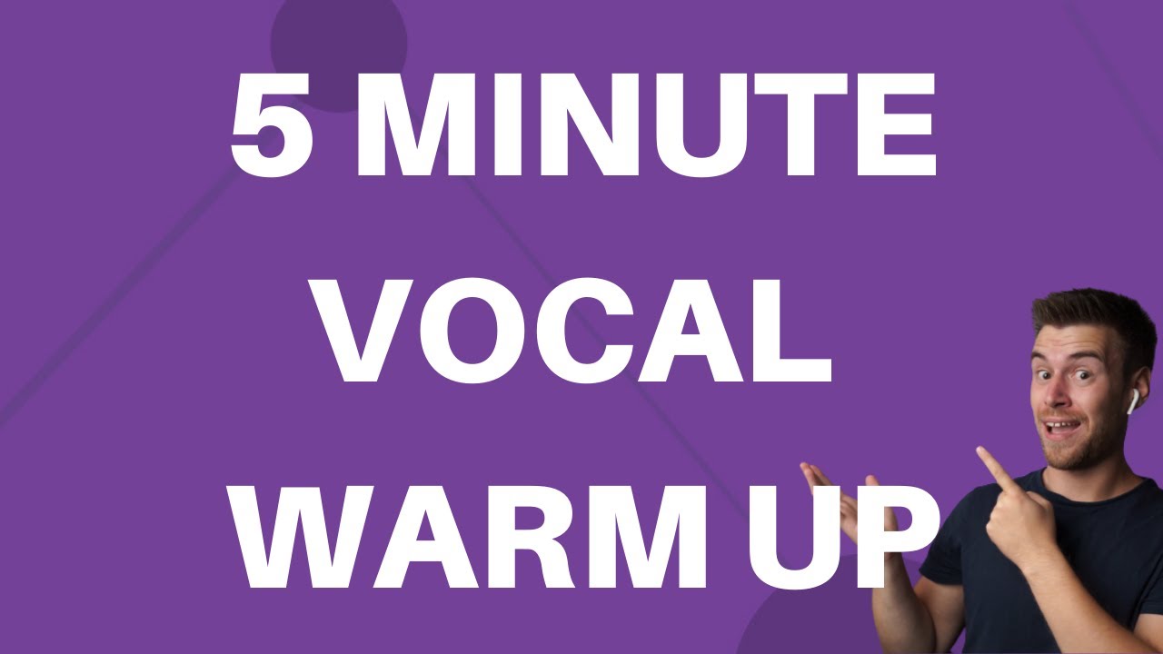 5 Minute Vocal Warm Up With a Straw - YouTube