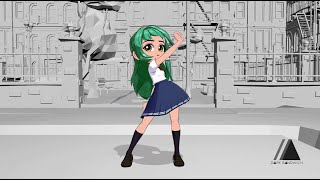 Sanae K-Pop Dance Keyframed