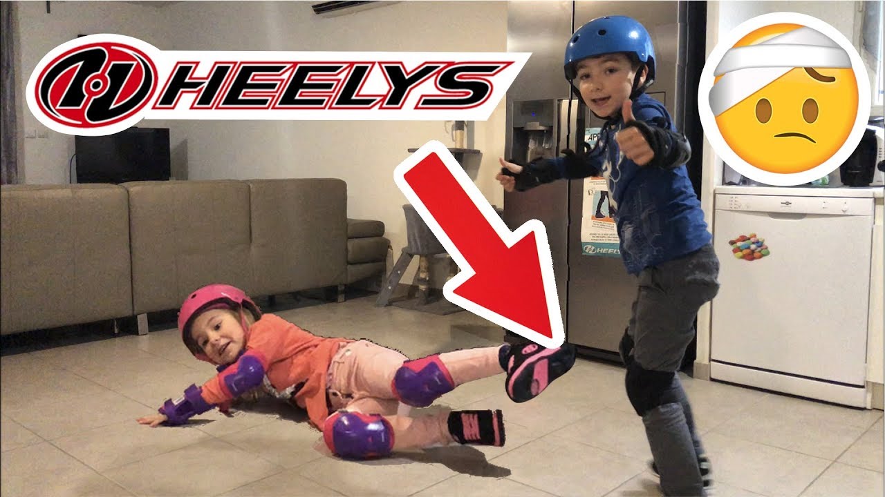 🤕PREMIÈRE FOIS EN HEELYS !!! 🤕 ATTENTION AUX CHUTES