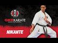 GKR Karate Kata - Nikante Tutorial - To the count, rear view