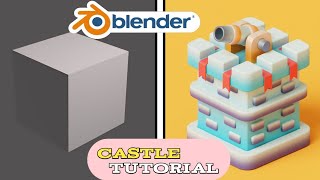 Castle Cannon Modelling Tutorial Part 1 in Blender | FusionArt 3D