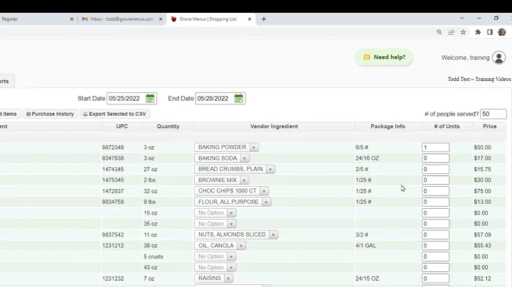 GM2022 Shopping Synced List