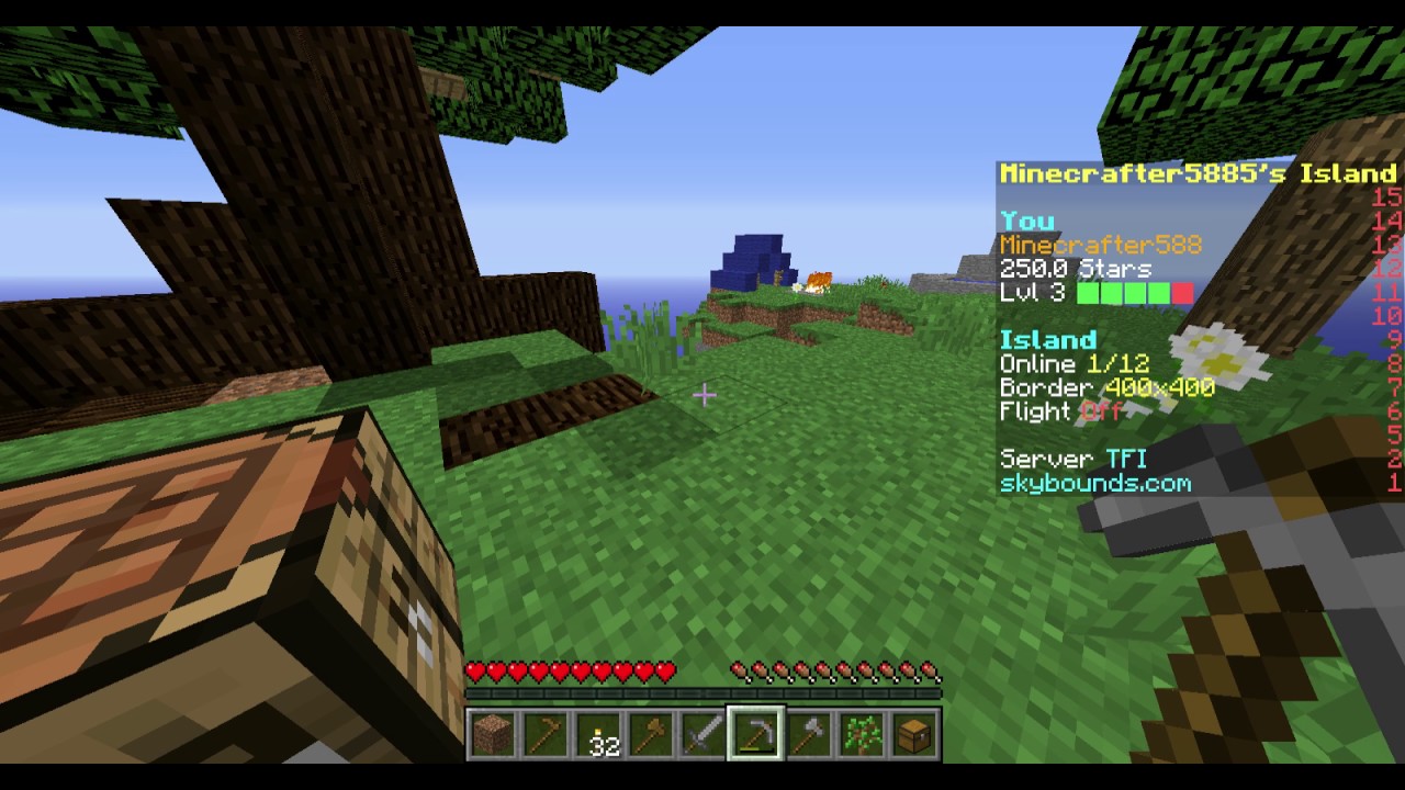 Minecraft Skybounds #1 FREE GOD SET!