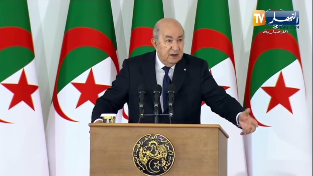 خطاب رئيس الجمهورية أمام نقابيي الاتحاد العام للعمال الجزائريين والنقابات الوطنية المستقلة