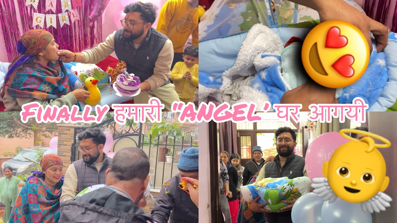 बच्चे के घर आते ही सब खुशी से पागल हो गए😍🧿||dailyvlog@shellyvlogs733