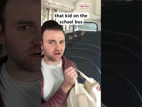 That Kid On The School Bus | Scott Frenzel Nostalgia Schoolmemories