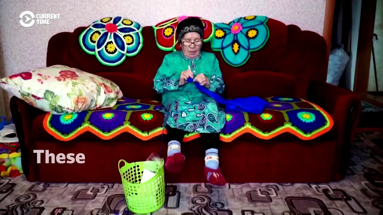 The Siberian grannies knitting through the winter