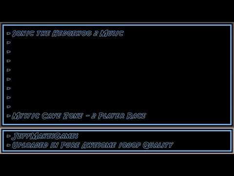 Sonic The Hedgehog 2 Music Mystic Cave Zone 2 Player Race 1080p HD
