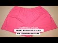 Short Básico de pijama sin costura lateral (PATRÓN GRATIS)