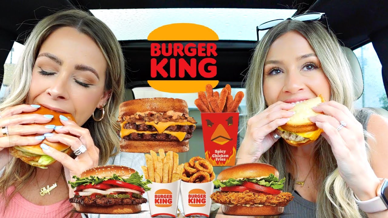 TRYING BURGER KINGS NEW SPICY CHICKEN SANDWICH + MUKBANG