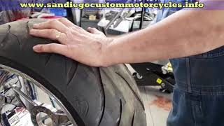 Big Dog Motorcycle Tire Mounting
