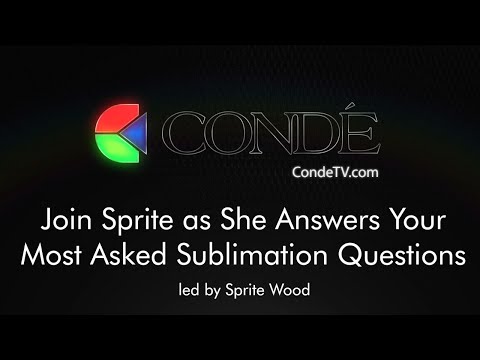 Join Sprite as She Answers Your Most Asked Sublimation Questions