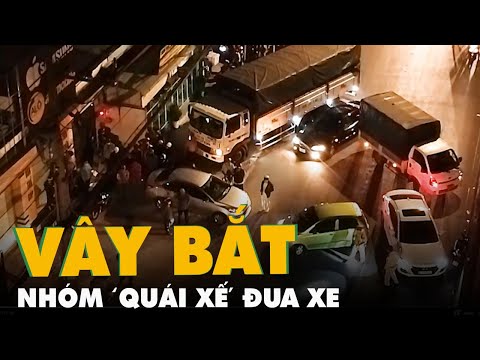 Video Hiện trường vây bắt nhóm 'quái xế' chặn quốc lộ 1 đua... - youtube