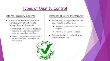 Lecture 27:  Quality Control & Laboratory Statistics
