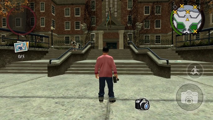 How to use camera/ toggle free aim in Bully iOS - YouTube