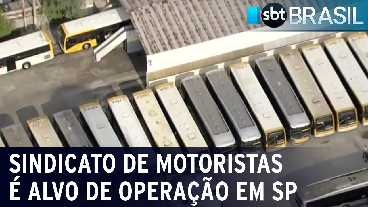 Sindicato de motoristas é alvo de operação em São Paulo | SBT Brasil (12/08/22)