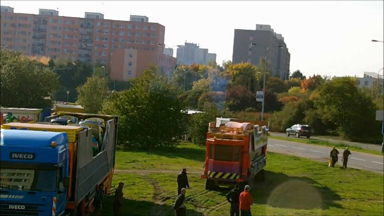 Pouť na Hájích - (Příprava a Příjezd Atrakcí)